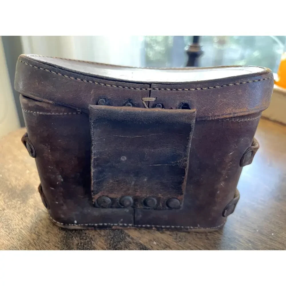 WW2 Japanese Field Binoculars with Leather Carrying‎ Case Renox 6 x 25